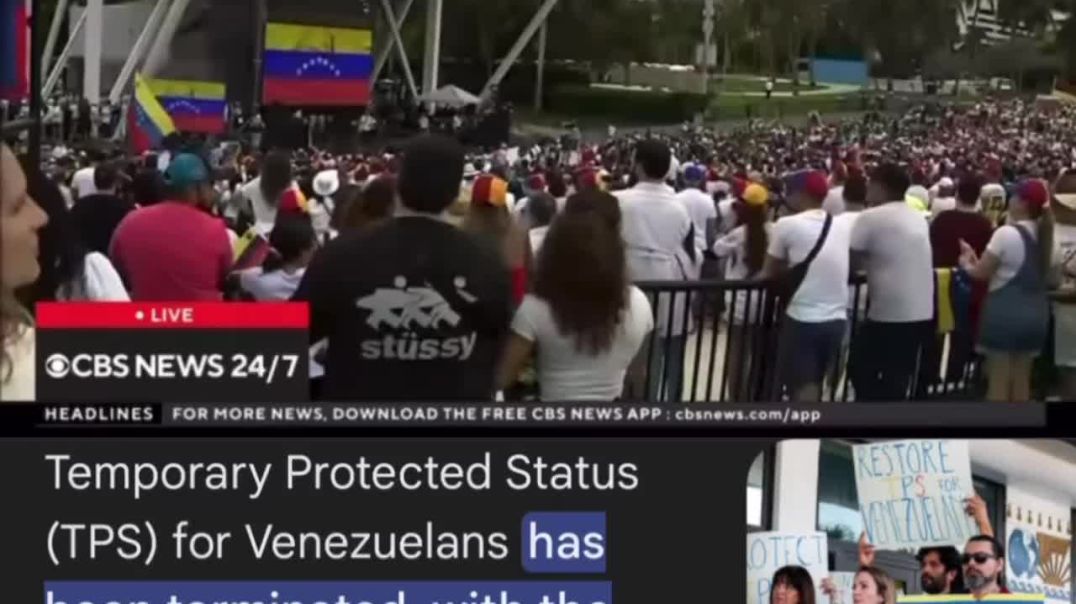 KABOOM💥💥💥 Fire up the jets boys… we’re taking ILLEGALS home‼️   The Temporary Protected Status that Joe Biden Gave Hundreds of Thousands of Venezuelans, EXPIRED last night!