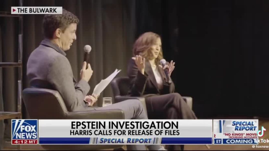 Kamala Harris 4 years as vice president never released the Epstein File, now they want those file out to the public, wow shoot your self In The foot much?