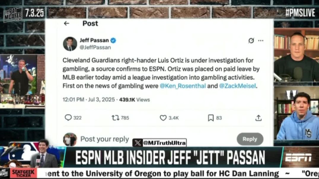 You thought it stopped at the NBA… HA!  🚨 Cleveland Guardians pitchers Luis Ortiz and Emmanuel Clase have been federally indicted on charges of fraud, conspiracy, and bribery for allegedly rigging spe