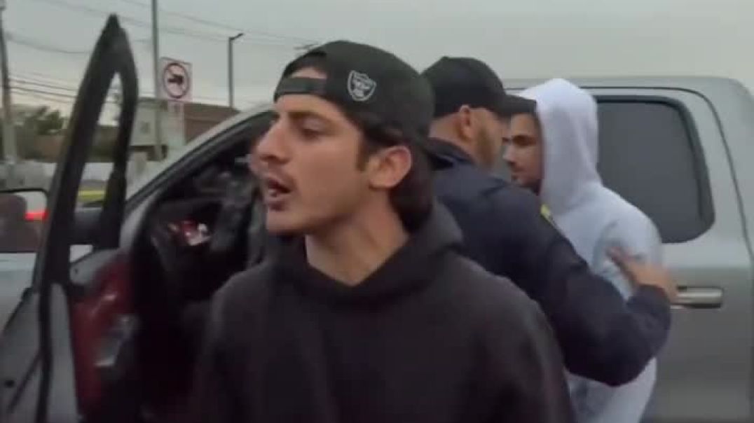 A group of Muslim men in Dearborn Michigan searching for a Christian who disrespected the Quran saying they are going to kill him