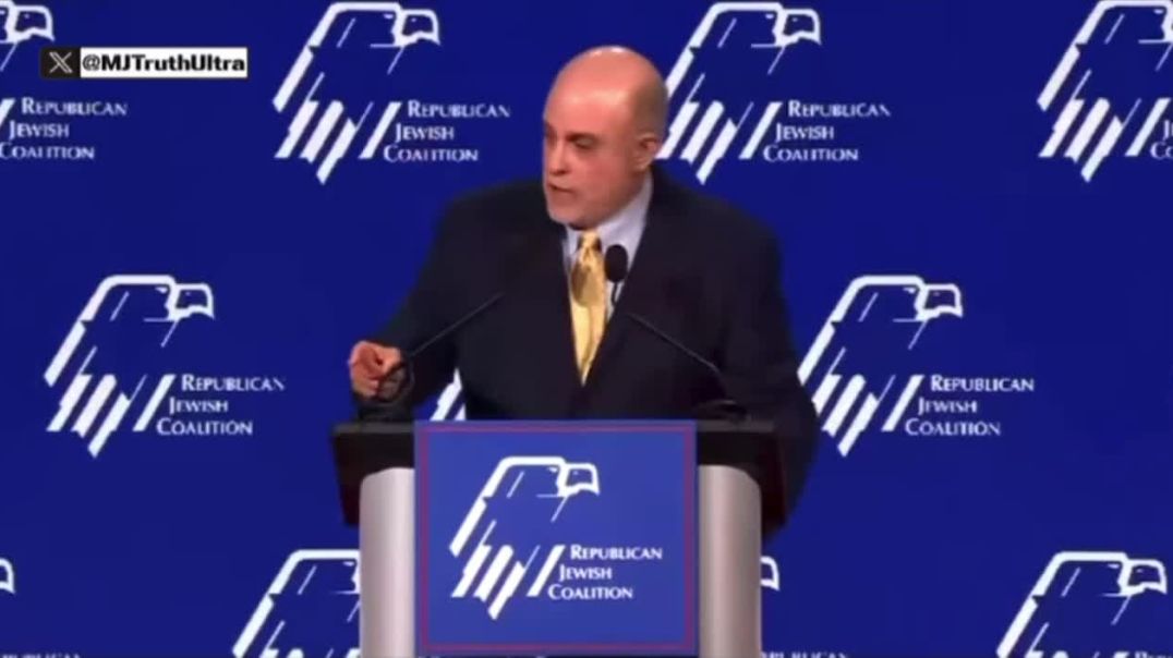 part 1: Mark Levin Demands Tucker Carlson and anyone who criticizes the Government of Israel be deplatformed and Cancelled — He Calls on the RJC to lead the effort