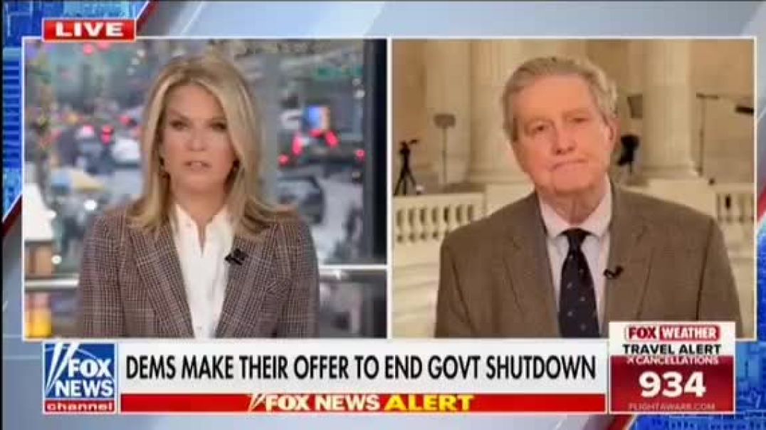 Senator Kennedy confirms we're right!  The government shutdown is about democrat donor healthcare companies laundering and pocketing our tax dollars!
