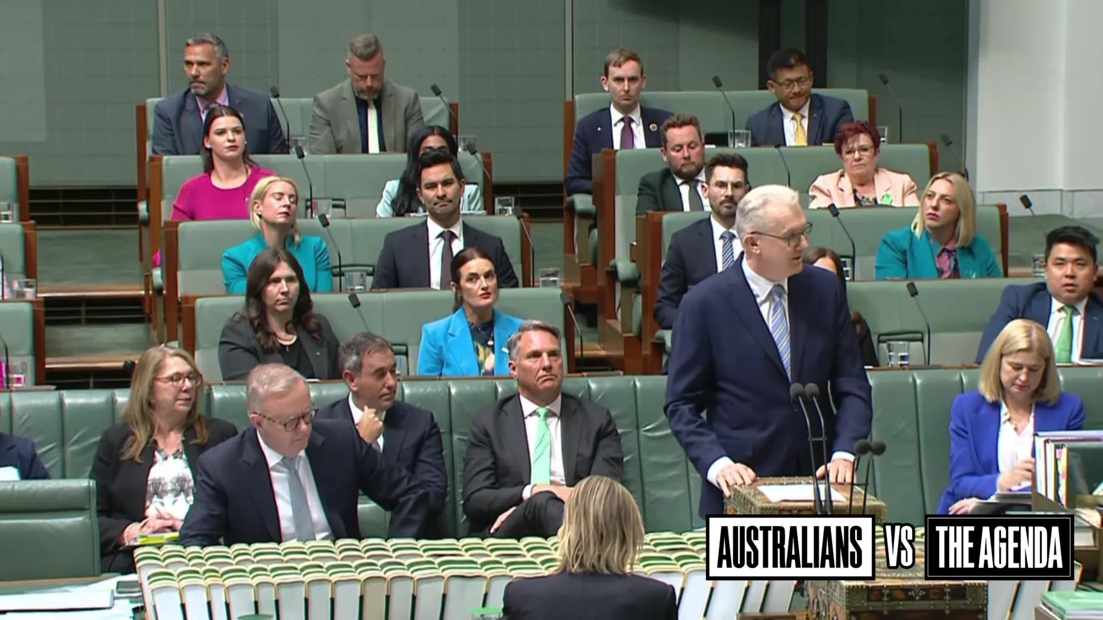 Home Affairs Minister Tony Burke says the Albanese Government is “setting the standard” by refusing to import overseas conflicts, arguing that modern Australia and multicultural Australi...