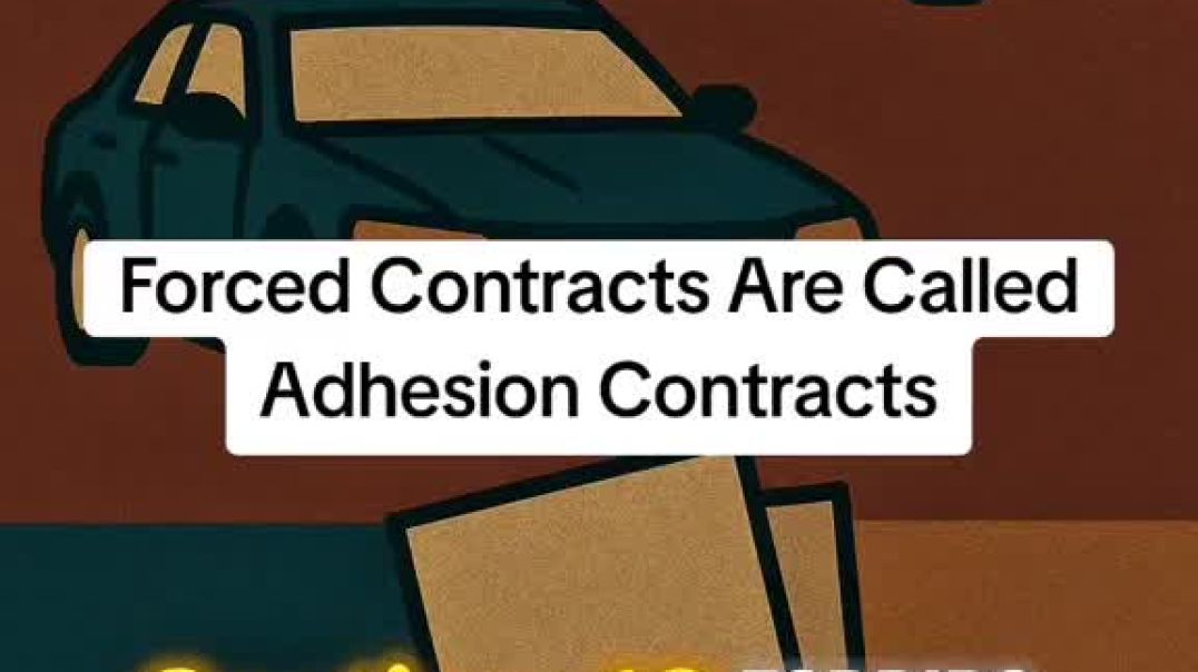 Forced Contracts Are Called Adhesion Contracts