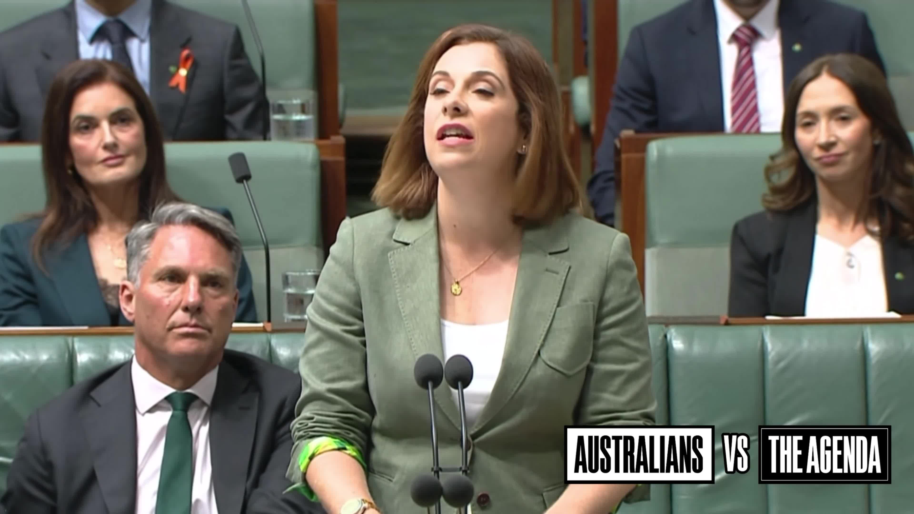 Communications Minister Anika Wells delivered a forceful defence of the social media ban, saying that the Albanese Government 