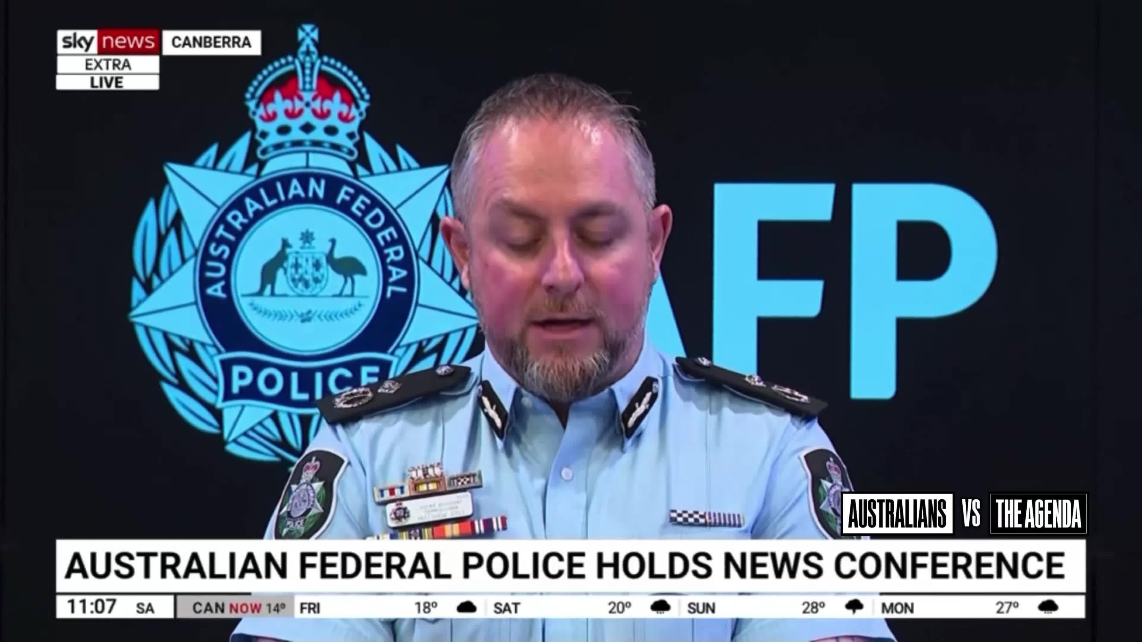 The Australian Federal Police has warned all “current and emerging individuals and groups” that are eroding Australia’s social fabric are now on notice for what they say or do online o...