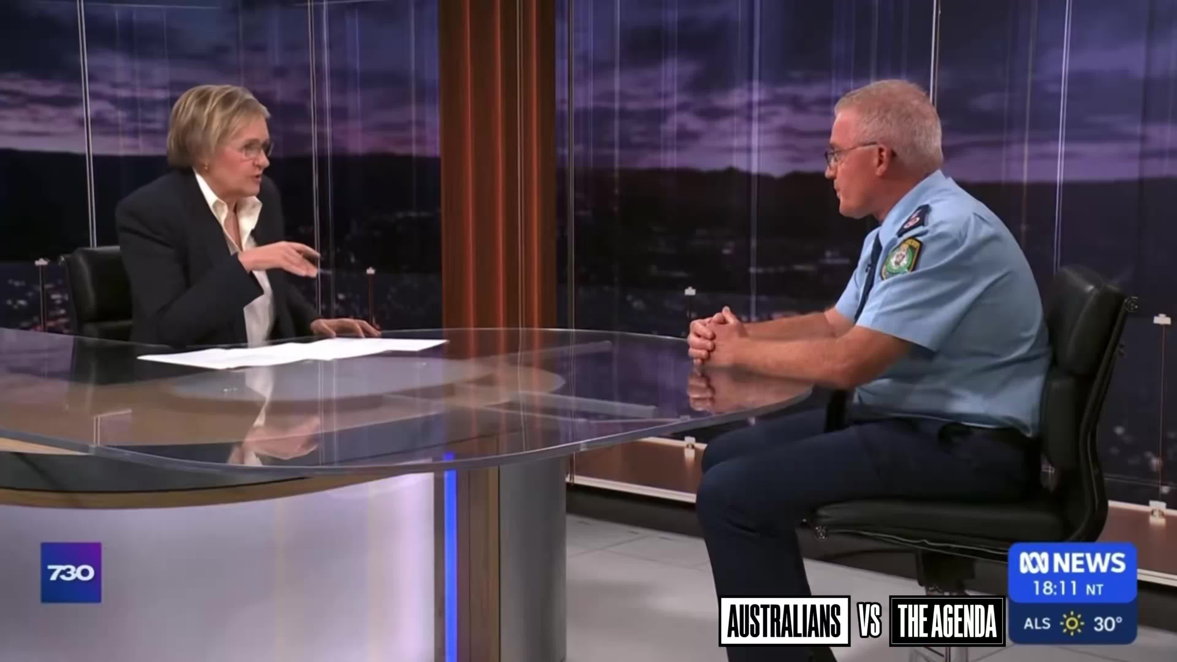 NSW Police Commissioner Mal Lanyon says it’s “unfortunate” the NSN were allowed to protest outside of Parliament because they have rights… for now at least.