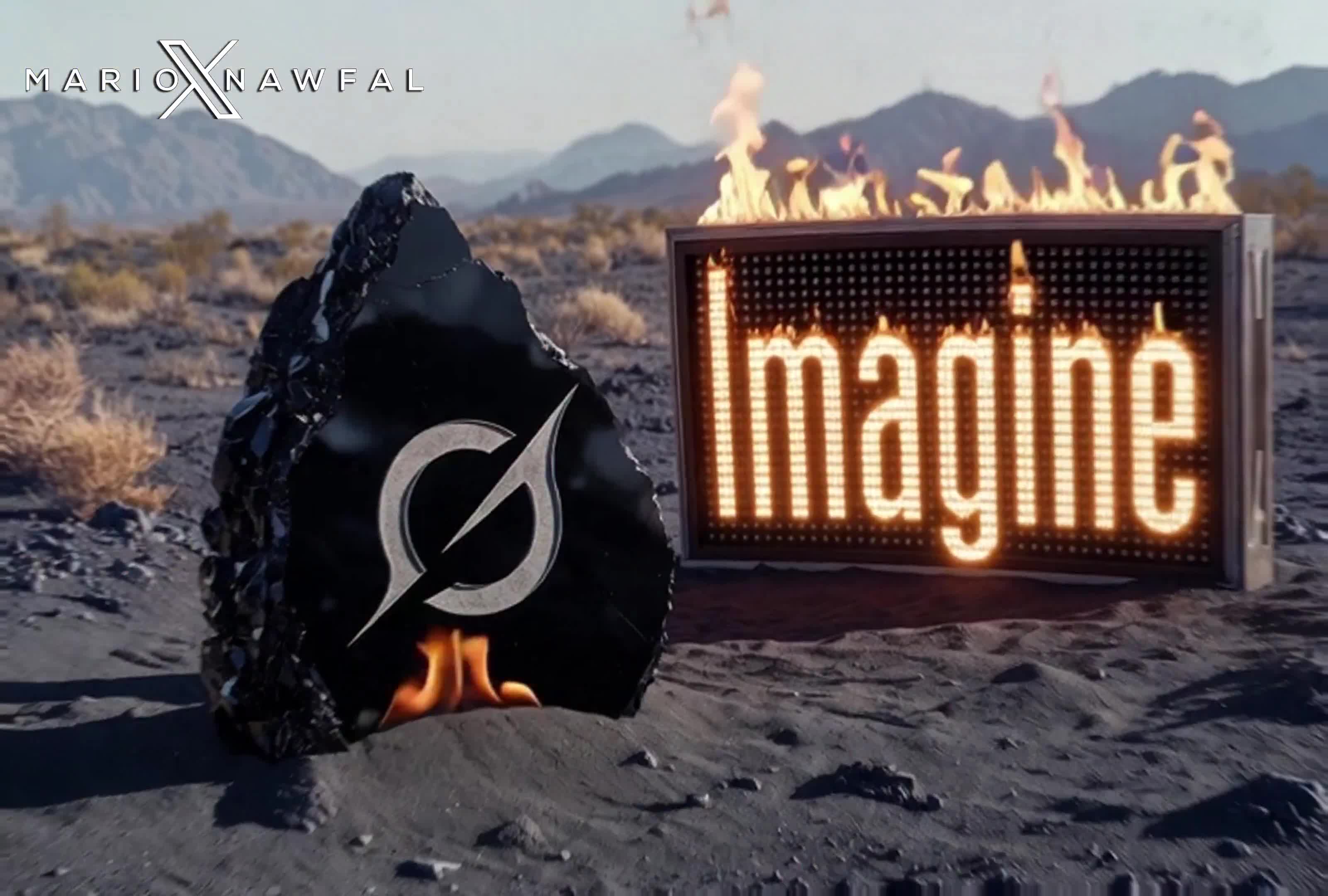 GROK IMAGINE: FONTS, VIBES, AND ZERO EFFORT  Other platforms make you fine-tune curved fonts at 2 a.m., adjusting kerning pixel by pixel.  Grok Imagine: 