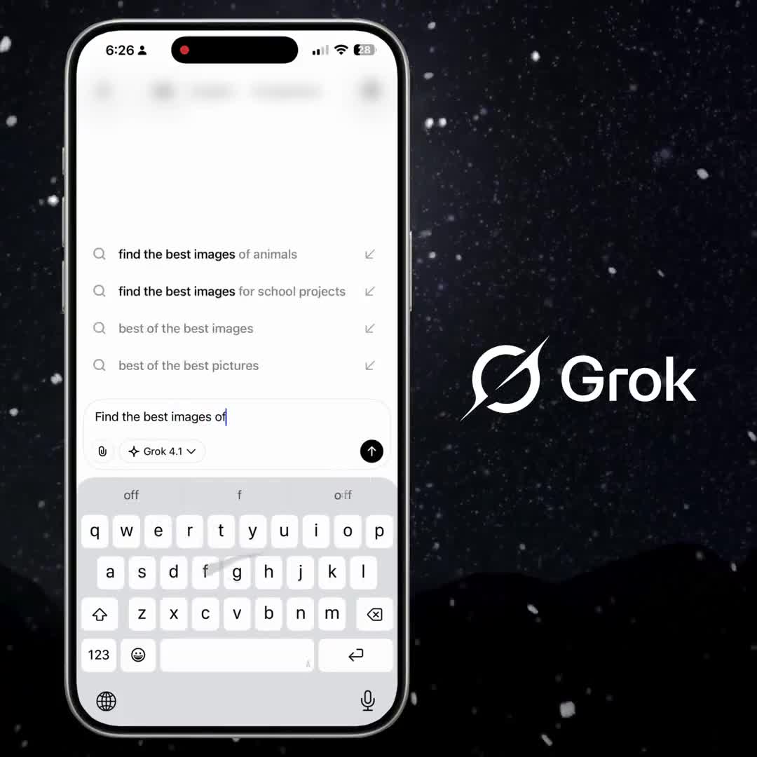 Grok can search and find high-quality images for you instantly, just ask when you need great visuals