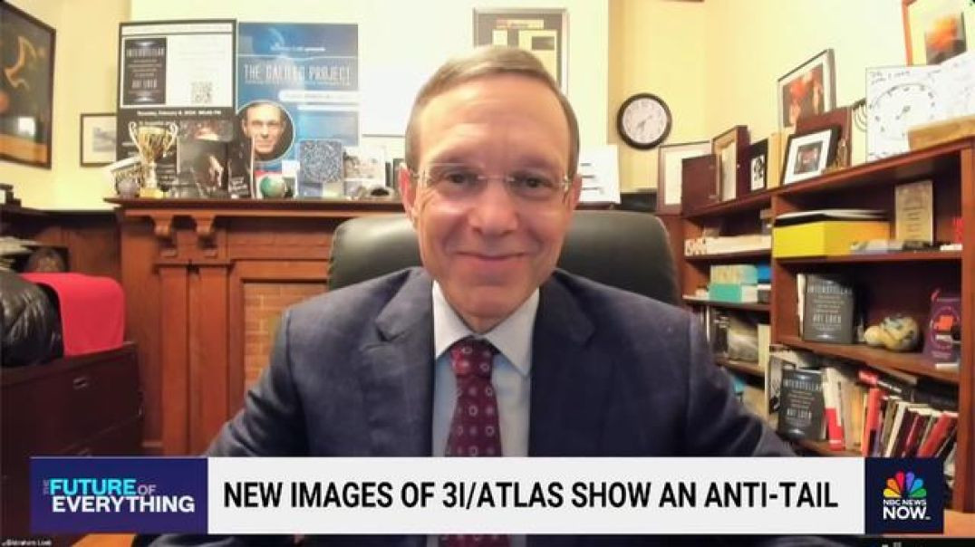 Jewish physicist avi loed just keeps on going - 3I/ATLAS an alien spaceship