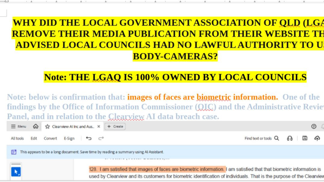 Assault by Fraser Coast Regional Council agents? And  concealment of fact of evidence?