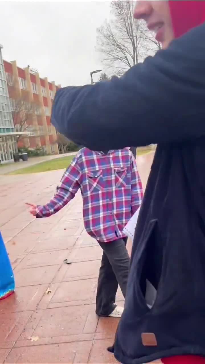 Leftist students at Montana State University kick around a figure of President Trump  Leftists just love violence.  MAKE THEM FAMOUS  .@montanastate