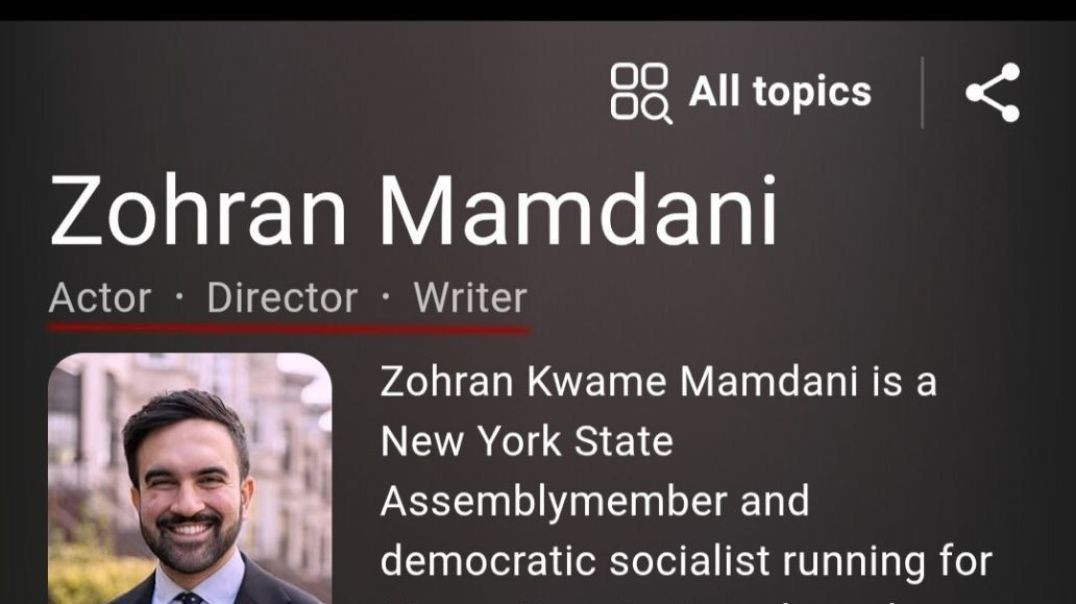 Get it Now? Mamdani's Mom ... and his IMBD ...  Quite a show .... huh ...