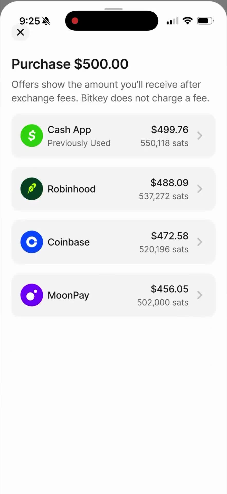 Buying Bitcoin on Cash App and transferring it directly to a Bitkey 👀
