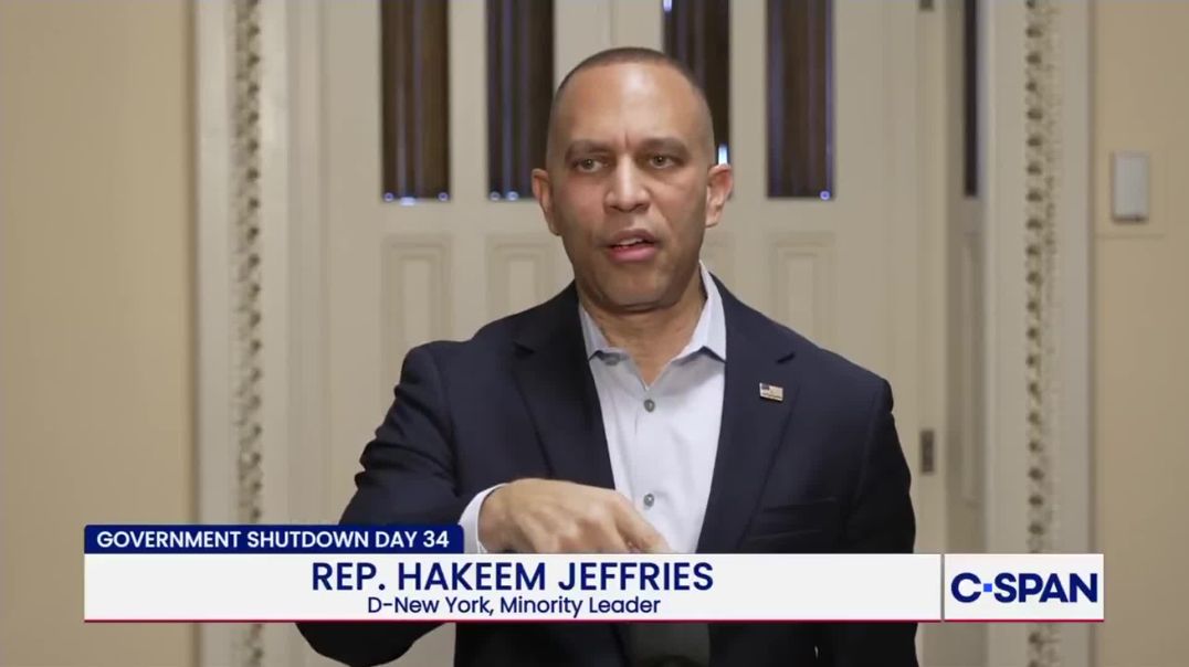 Trump and Speaker Johnson running ‘PEDOPHILE PROTECTION PROGRAM’ – Dem leader Hakeem Jeffries  Jeffries claims Johnson won’t swear in Adelita Grijalva because she’d vote to release the Epstein files
