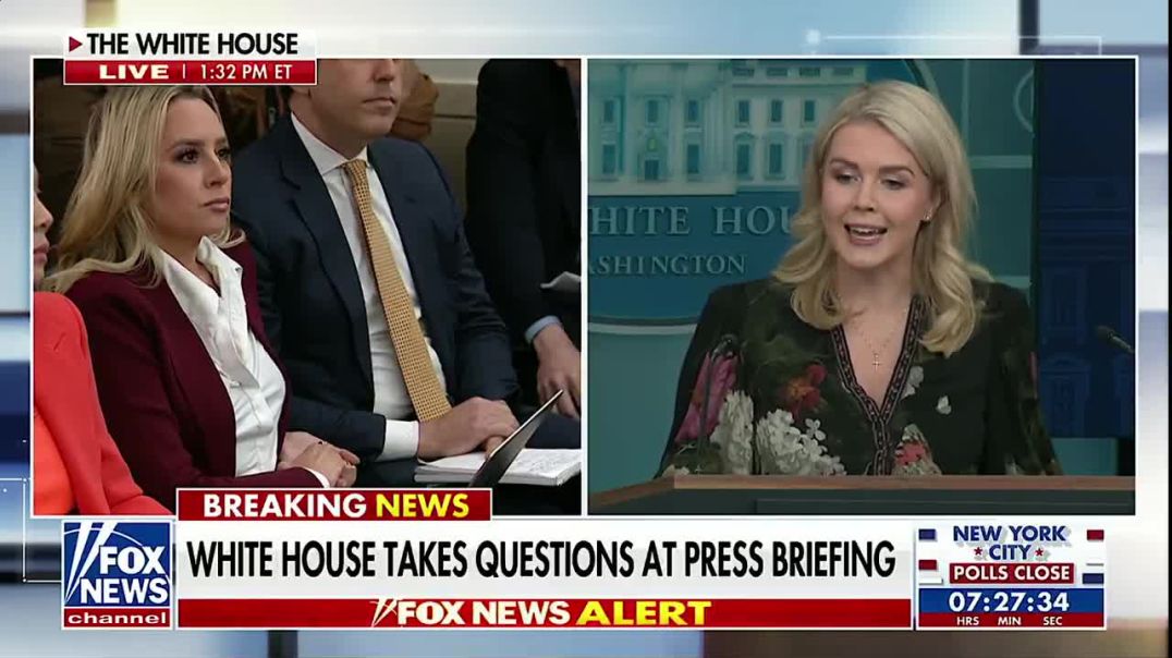 Karoline Leavitt RESPONDS to Zhoran Mamdani, blaming President Trump for the Bomb Threats.