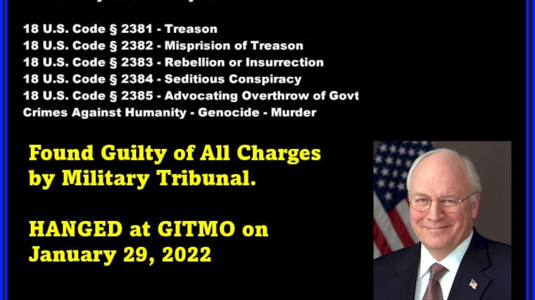 Former Secretary of Defense Dick Cheney robbed 2.3 TRILLION of taxpayers money through his government contracting company Halliburton, due to 9/11.