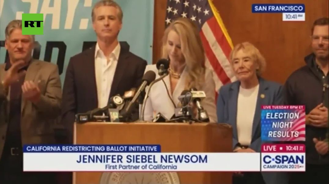 Newsom’s wife brags about brainwashing her kids to hate Trump  ‘I will not raise my children to think Donald Trump is an acceptable American leader’
