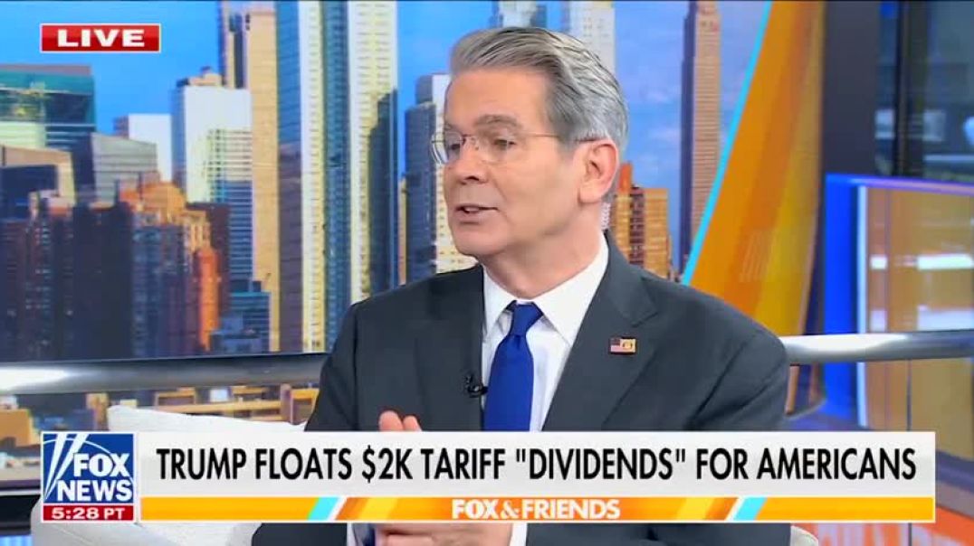 Sec. Scott Bessent on the new Trump Accounts: "Every child born retroactively to January 1, 2025 — but for the next three years — is going to get a $1,000 account that's going to be invested