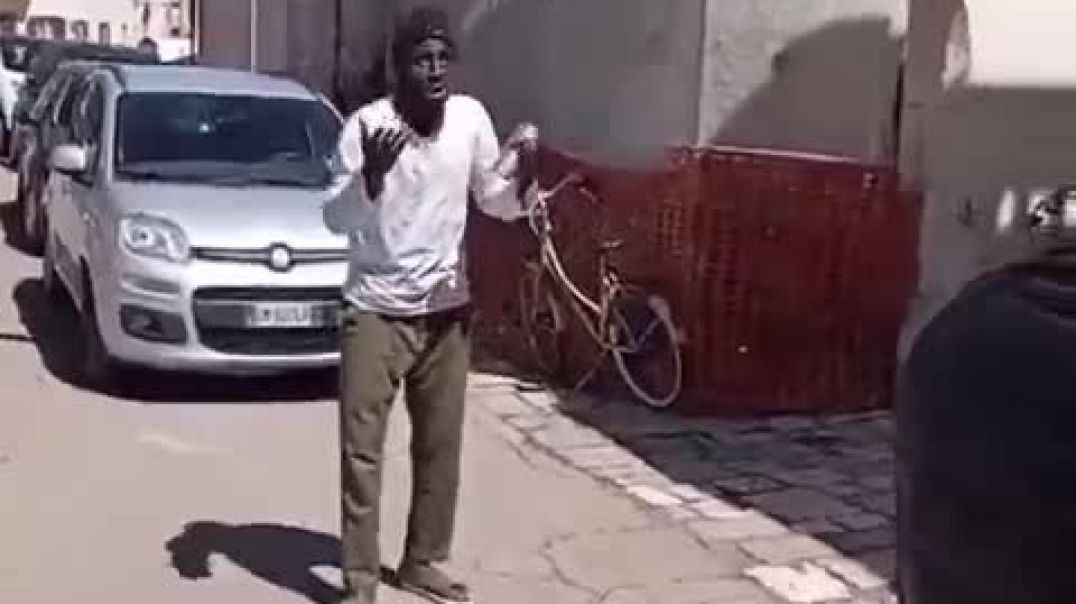 A Muslim African migrant defaced a church in Italy with Arabic graffiti, because he didn't like seeing so many churches.