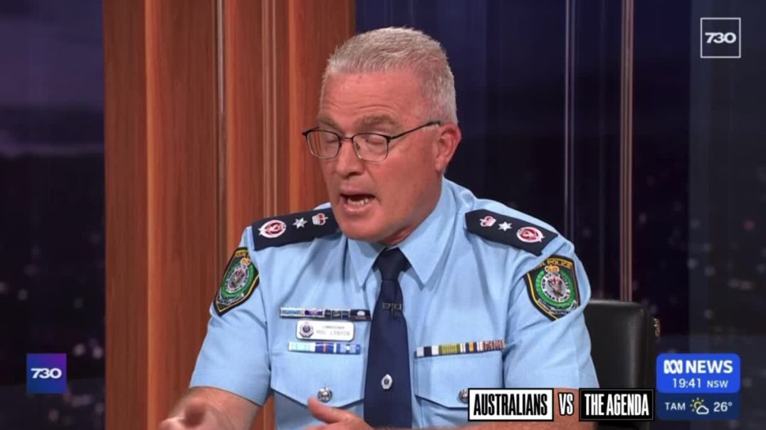 NSW Police Commissioner Mal Lanyon says it’s “unfortunate” the NSN were allowed to protest outside of Parliament because they have rights… for now at least.