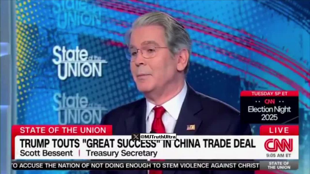 Scott Bessent:  China has been planning 25-30 years to restrict rare earth minerals while we were asleep