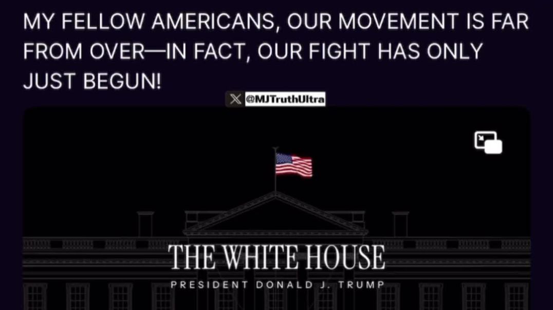 MY FELLOW AMERICANS, OUR MOVEMENT US FAR FROM OVER — IN FACT, OUR FIGHT HAS ONLY JUST BEGUN!