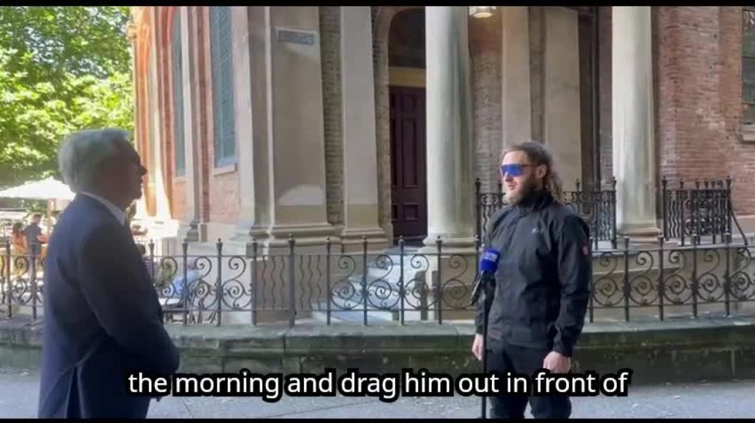 Joel Davis's @joeldavis_x full interview with 9News today about the deportation of National Socialist Network activist Matthew Gruter over the group's Jewish lobby protest in Sydney.