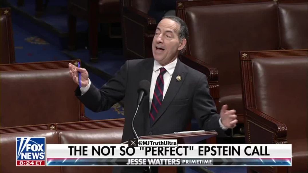 Democrat Jamie Raskin  “They arraigned a democratic member, Stacey Plaskett, for taking a perfect phone call from her “Constituent” (Epstein)