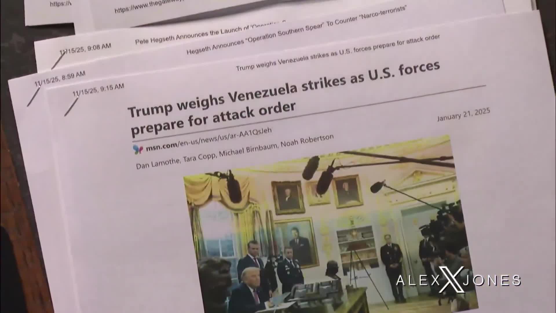 BREAKING: Hegseth Announces, “Operation Southern Spear” To Counter Narco-terrorists In Latin America