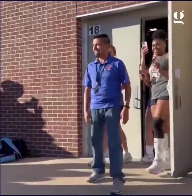 Students at this high school surprised their janitor with a car to support him