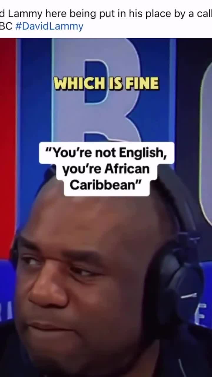 “Why will I never be English?”  “Because you’re African Caribbean”  “But why will I never be?”  “Because you’re African Caribbean”  This is Britains Deputy Prime Minister...