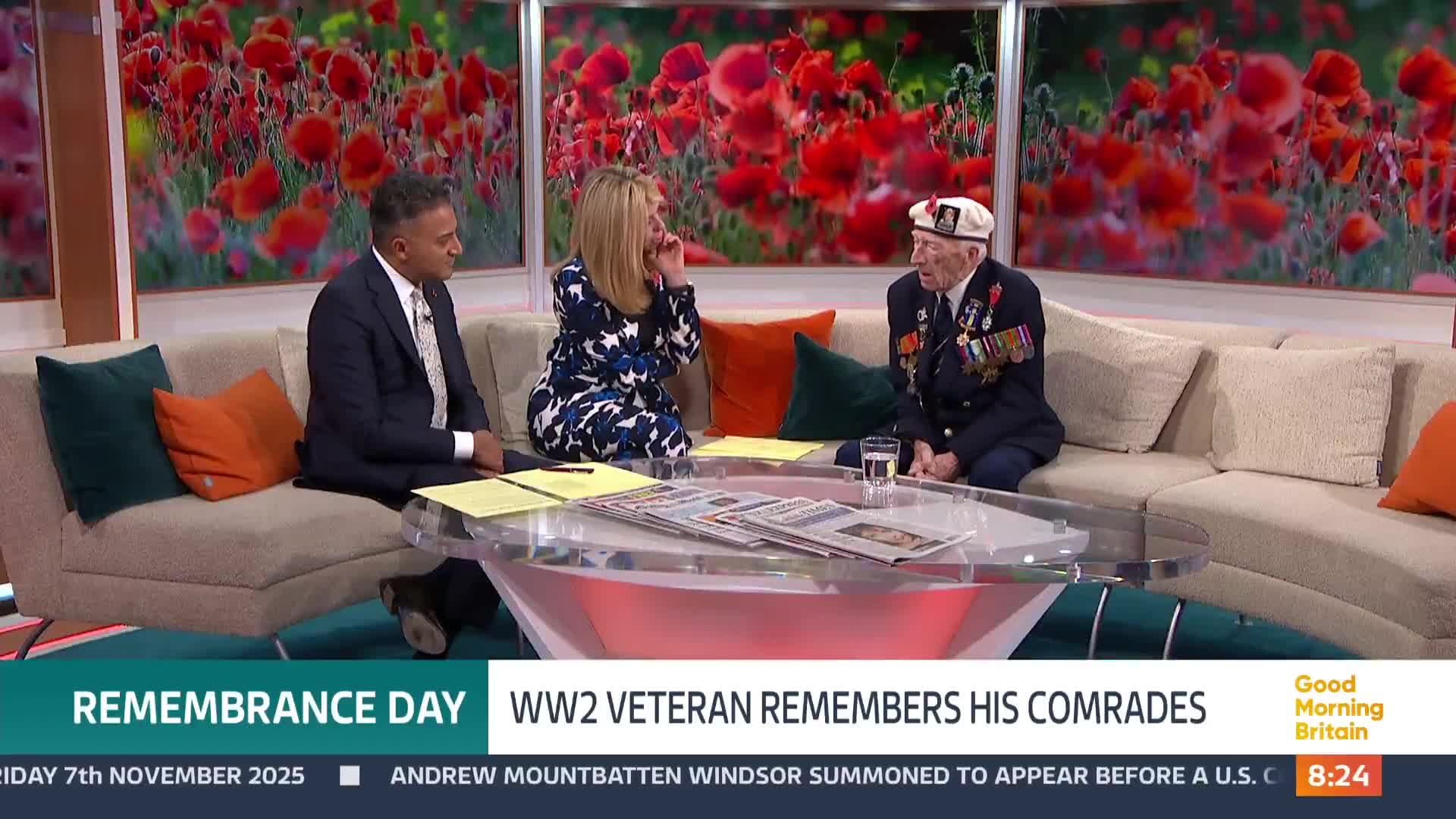 British WWII veteran cries: 