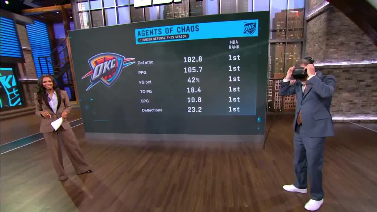 Michael Malone takes us through why the Thunder have the best defense in the league ✍️   Tune in and watch the Timberwolves-Thunder at 7:30 PM on ESPN and the ESPN App 🍿