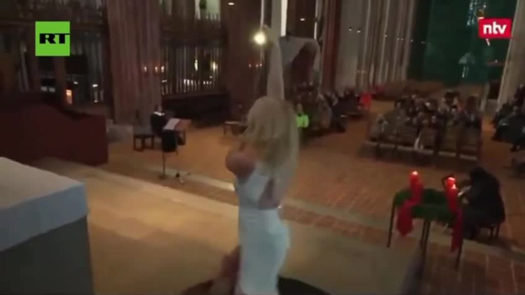German historic Christian church shows pole dancing to parishioners on Christmas Eve  And yes, it's a Lutheran church.