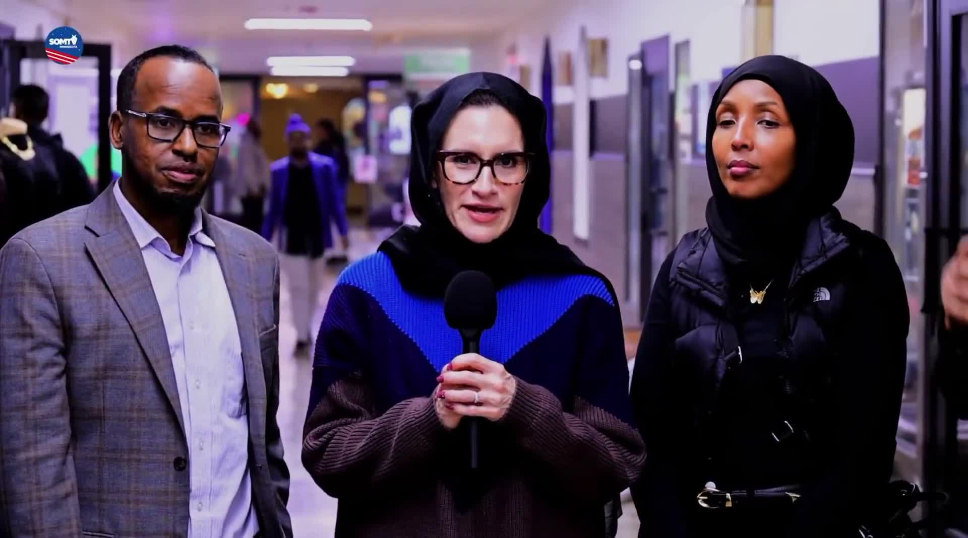 BREAKING: MN Lt. Governor Flanagan puts on hijab, declares Somalis bu...