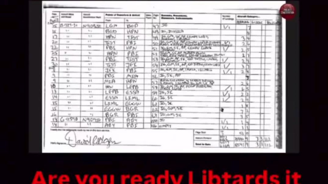 THE FULL UNREDACTED EPSTEIN FLIGHT LOGS HAVE BEEN RELEASED - EVERY SINGLE PAGE ?