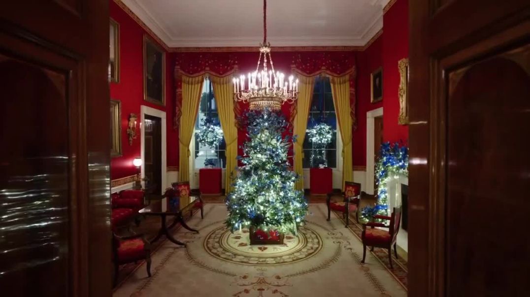 First Lady Melania Trump just released an INCREDIBLE video showcasing the 2025 White House Christmas decorations