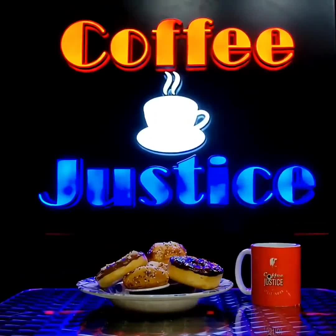 Justice to go with your coffee.