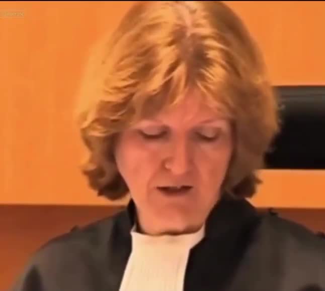 Father throws chair at judge after she gave his daughter's killer just 120 hours community service