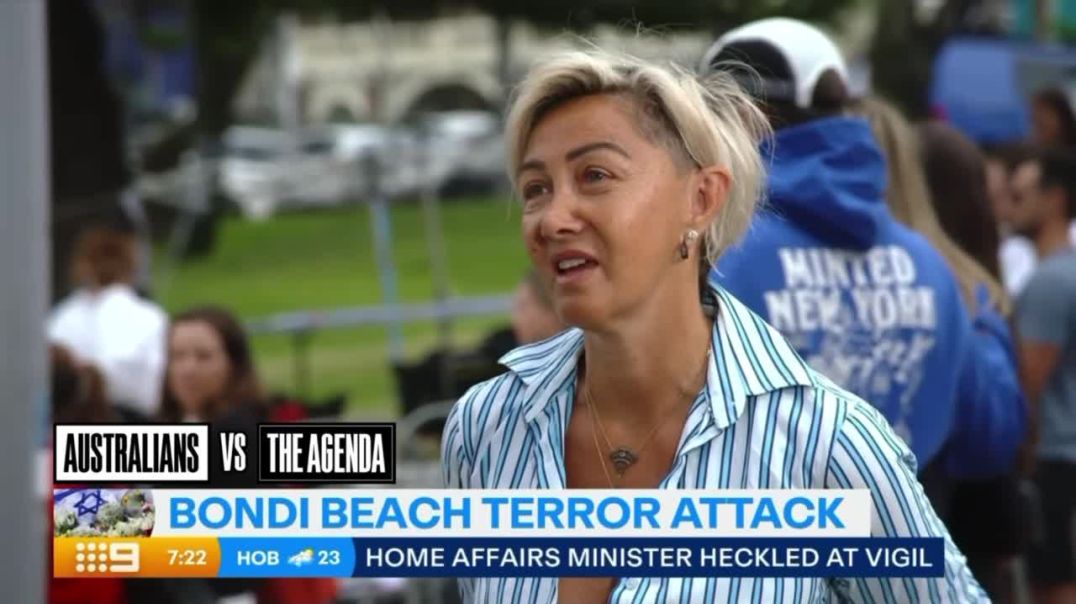 Part 1: Home Affairs Minister Tony Burke has attempted to defend the government’s safety policies after being accused of treason by the jewish daughter of a man shot in Bondi.