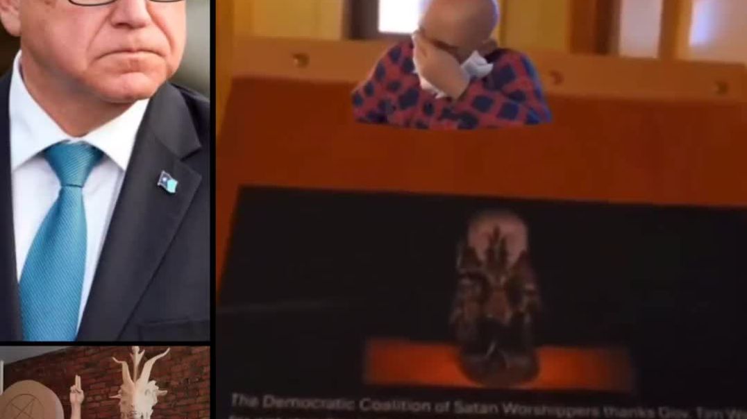 TIM WALZ was recognized and honored by The Democratic Coalition of SATAN WORSHIPPERS and was given a plaque that sits in the Minnesota State Capitol.  This alone tells you everything you need to know.