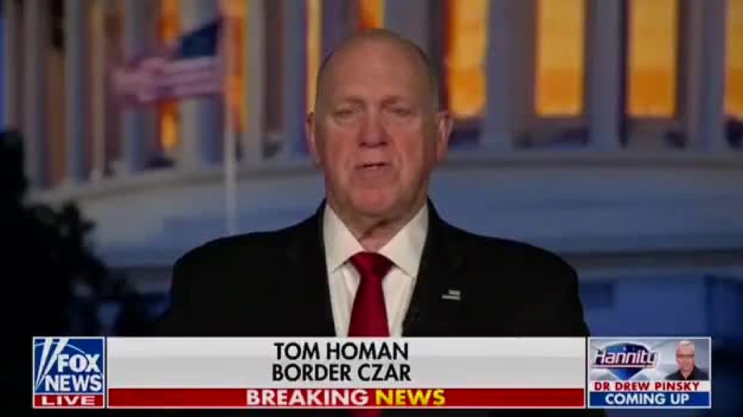 🚨Tom Homan says the ICE operation leaks appear to have originated from inside the FBI