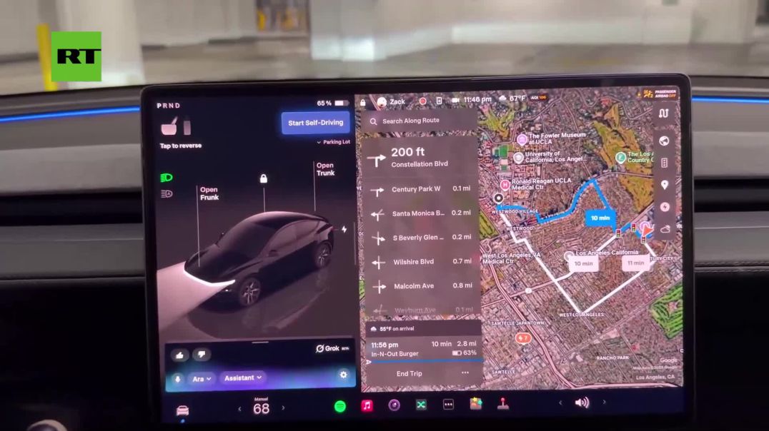Move over Knight Rider KITT's now real on Tesla — footage from Musk