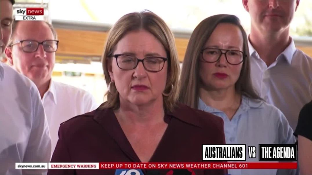 Victorian Premier Jacinta Allan became visibly upset when asked whether she has spoken to Dan Andrews since he was hospitalised with an undisclosed medical condition.