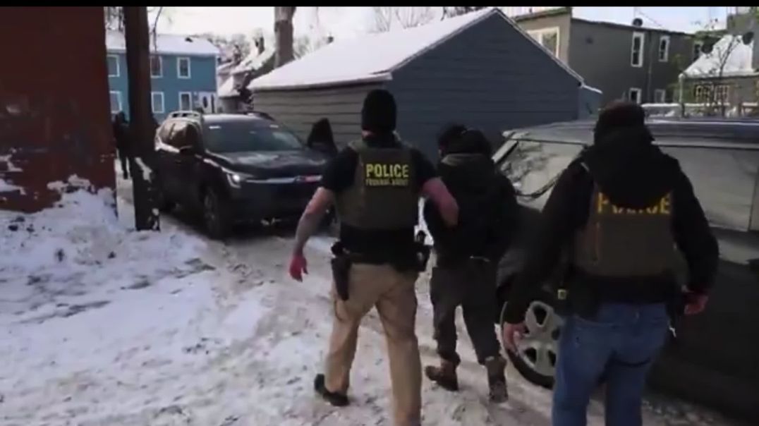 EPIC! ICE has infuriated the left by posting this fire video   "Minnesota's weather is cloudy with a 100% chance of ICE."