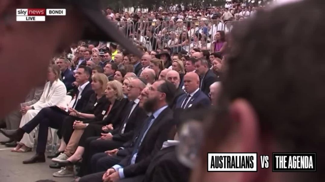 Prime Minister Anthony Albanese was just met with boos and jeers as he was announced at the memorial one week after the Bondi attack, while NSW Premier Chris Minns received a standing ovation in contr