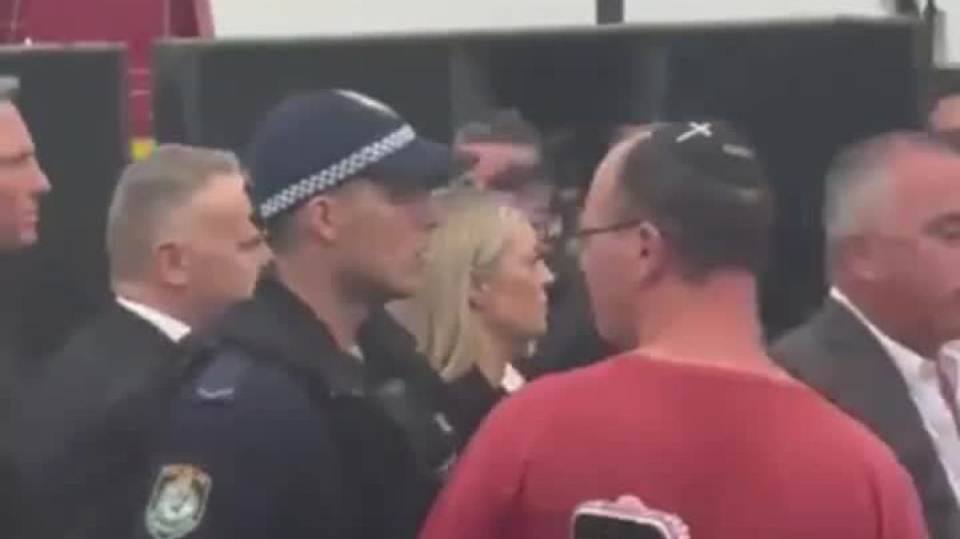 Prime Minister Anthony Albanese was also met with thunderous boos from the crowd, with one person screaming “fuck you Albo” as he entered the Bondi attack memorial event.