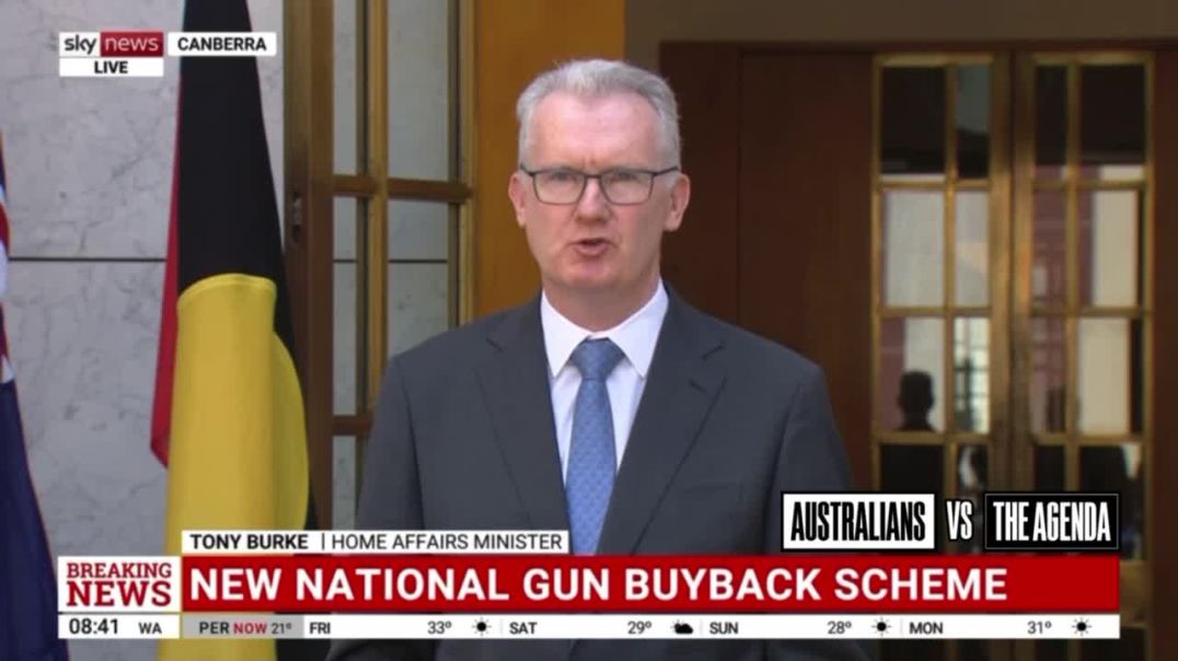 Home Affairs Minister Tony Burke was asked whether his push to take “hate speech laws to their constitutional limit” would extend to blocking NSN from registering the ‘White Australia Party.’