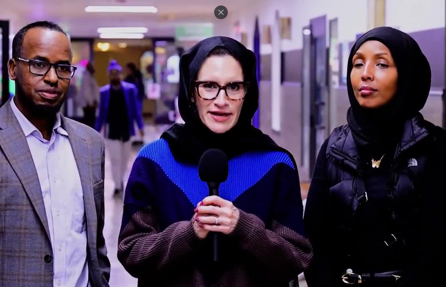 Minnesota Lt Governor Peggy Flanagan put on a hijab to pander to Soma...